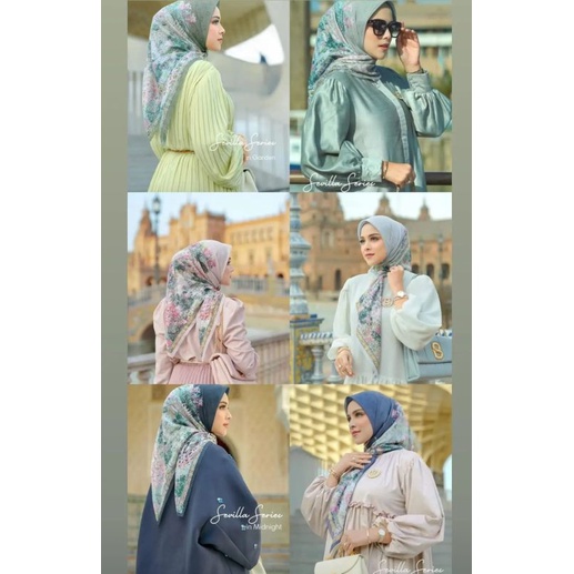 BUTTON SCARVES-THE SEVILLA SERIES