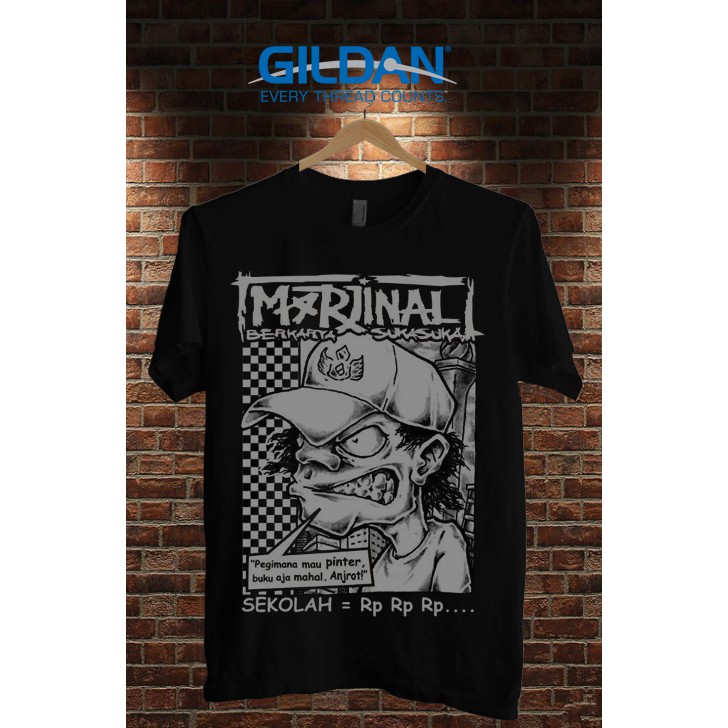 kaos band marjinal tshirt original gildan softstyle marjinal 12