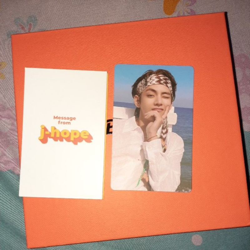 taehyung pantai peach fullset with album