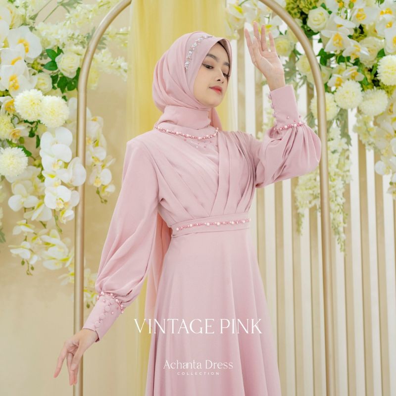 Best seller ✓✓ ACHANTA DRESS // GAUN PESTA MUSLIMAH - GAUN MUSLIMAH BUSUI - GAUN WISUDA - GAUN LAMARAN - GAUN KONDANGAN - GAUN PESTA BUSUI - GAUN PESTA BUMIL - GAUN MUSLIMAH BUMIL - GAUN TERLARIS - GAUN TERBARU - GAUN WUDHU FRENDLY GAUN BUSUI FRENDLY