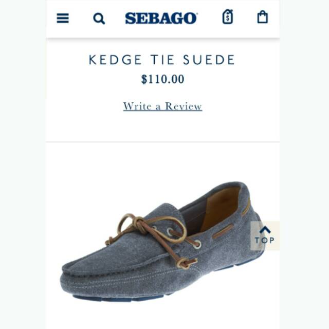 Sebago Kedge Tie Suede Original