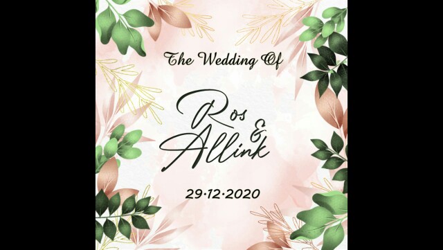 Undangan Digital Video Pernikahan Rustic / Digital Wedding Invitation Murah