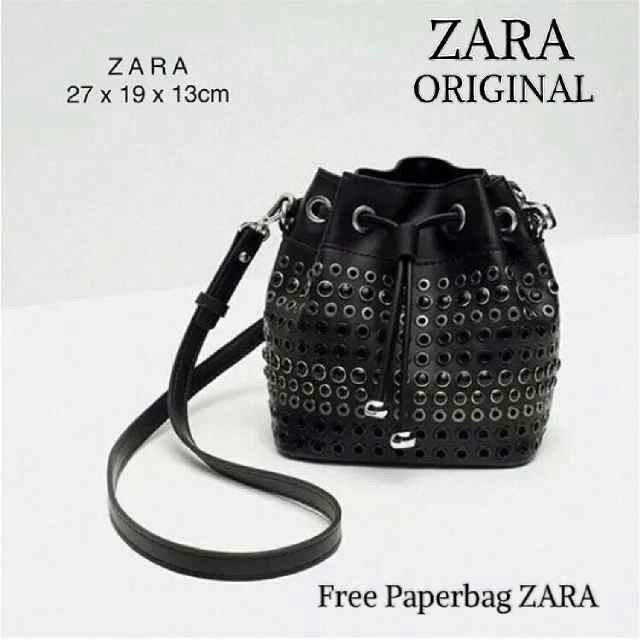 TAS ZARA SERUT BUTTON ORIGINAL