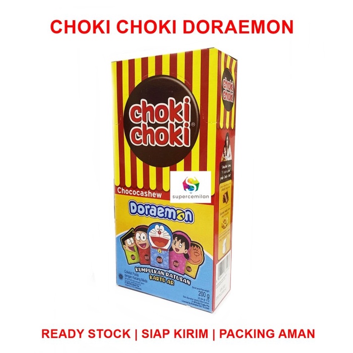 

COKELAT- CHOKI CHOKI CHOCOCASHEW (20 PCS) EDISI MEDALLION POKEMON -COKELAT.