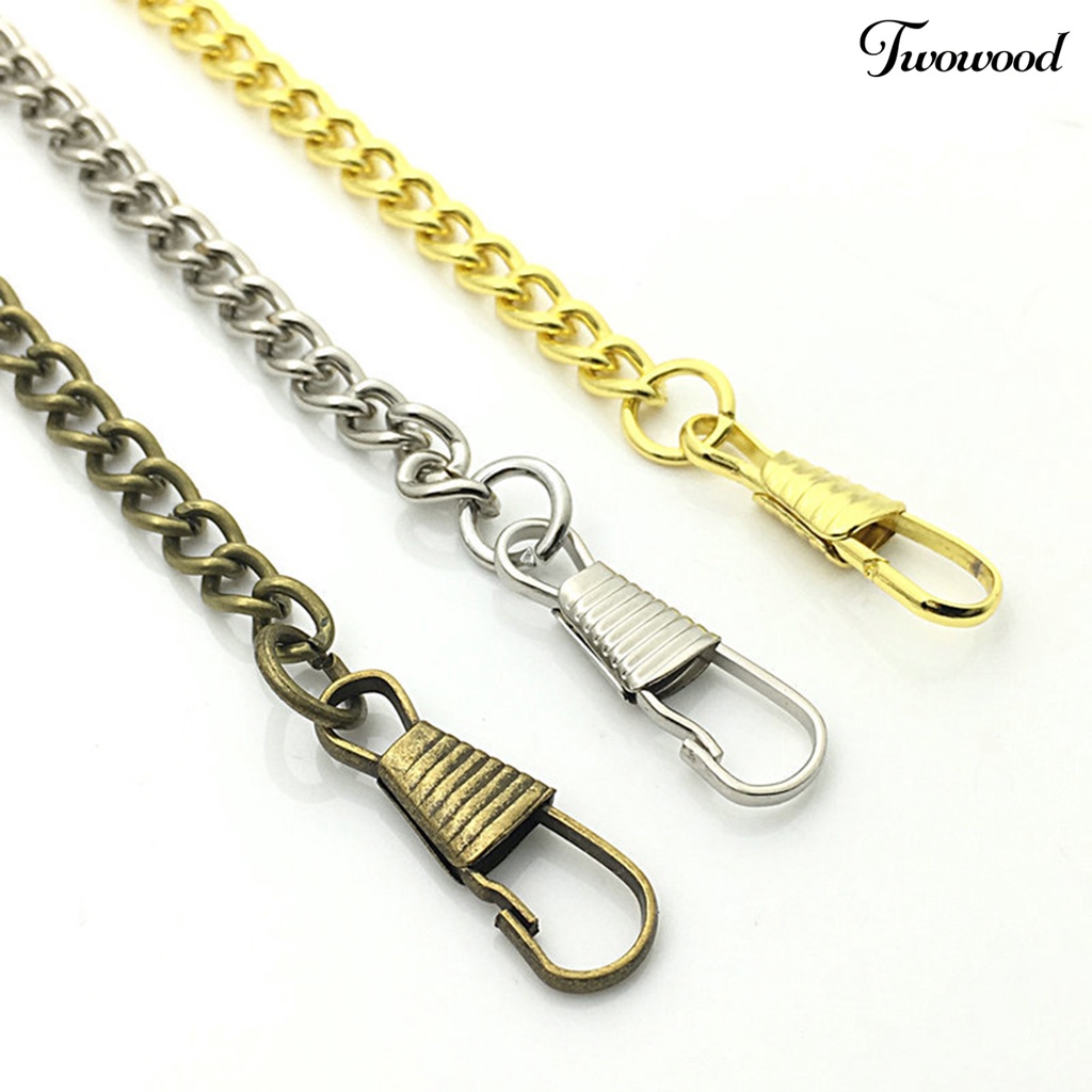 Kalung Rantai Jam Saku Bahan Alloy Gaya Vintage Untuk Unisex