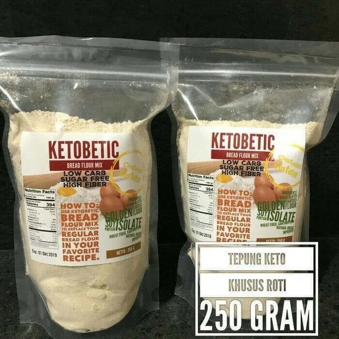 

TERLARIS KETOBETIC BREAD / TEPUNG KETO KHUSUS ROTI 250GRAM !!!!!!