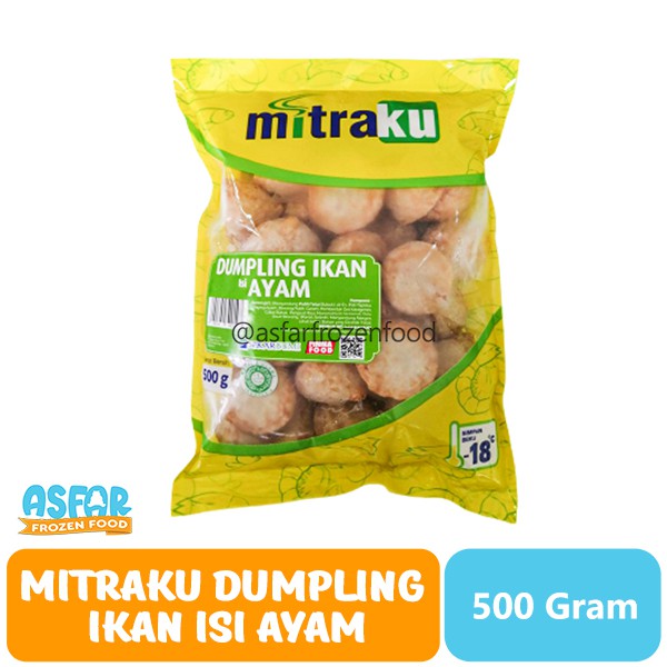 

Mitraku Dumpling Ikan Isi Ayam 500 Gram