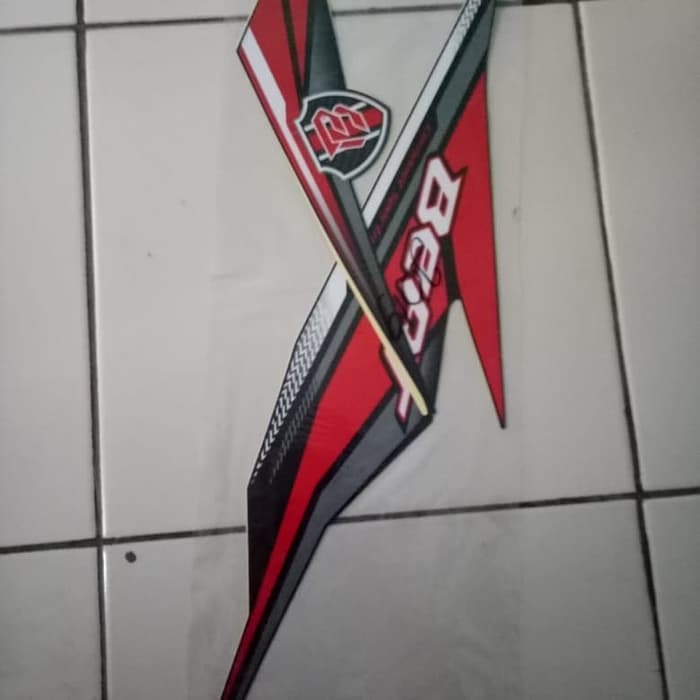 stiker striping Honda beat 2019 hitam