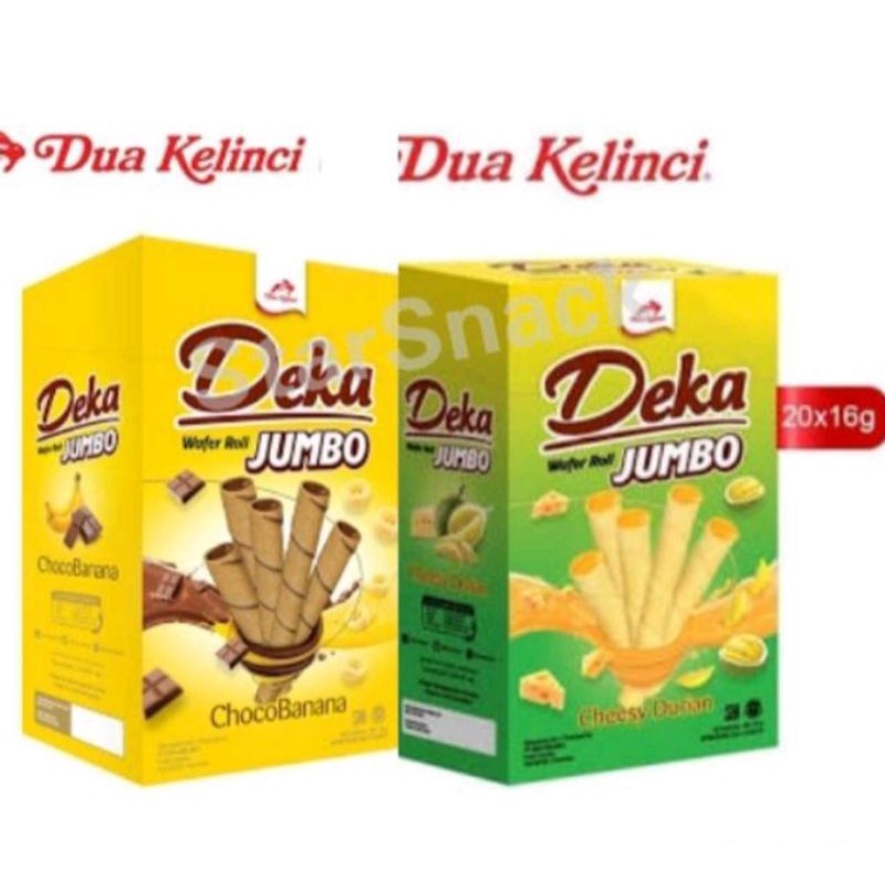 

DEKA wafer roll JUMBO isi 20 pcs /1 bok