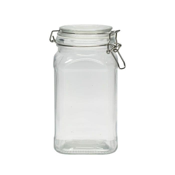 SESA Glass Food Jar With S/S Clip 1390ml