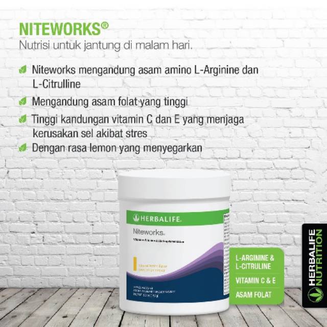 Niteworks Herbalife Free Ongkir Indonesia