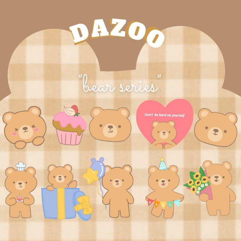 

Mini pack Stickers set Dazoo