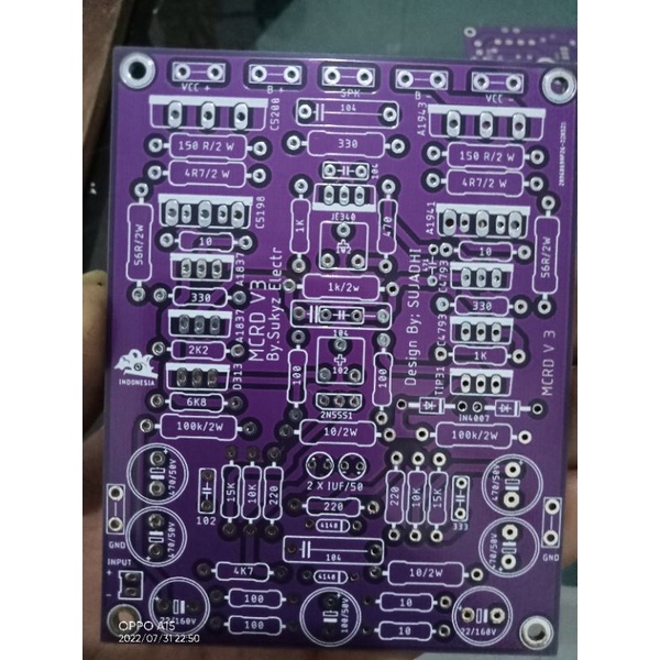 PCB mcrd V3 dobel layer