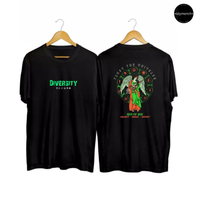 Kaos Tshirt pluralisme / Kaos aktivis / Kaos diversity pluralisme