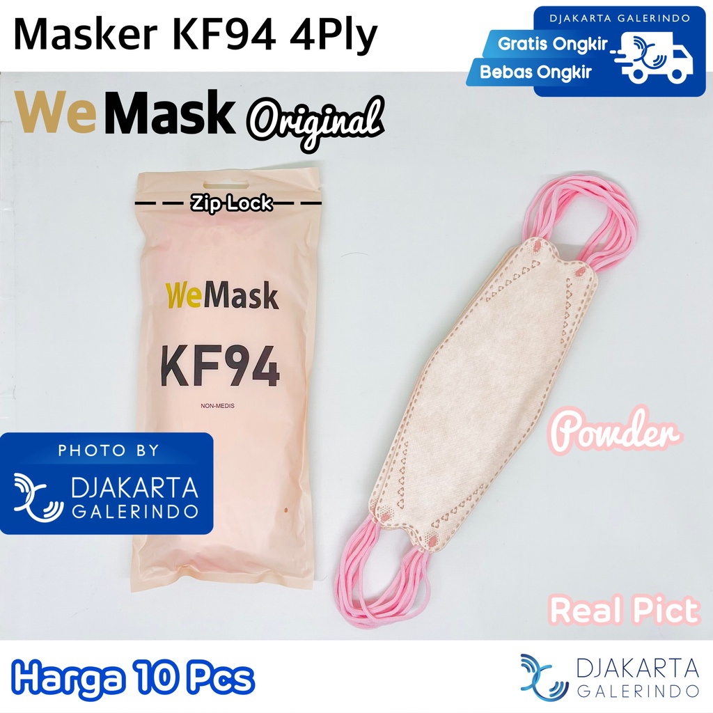 Masker KF94 Wemaze WeMask Original 4Ply - 5Ply isi 10Pcs