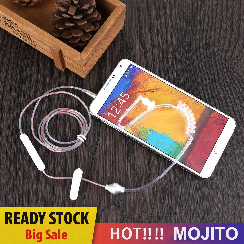 Earphone Anti Radiasi Dengan Jack 3.5mm Untuk Iphone / Android / Pc