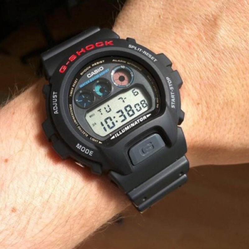 JAM TANGAN PRIA CASIO G-SHOCK DW-6900-1VDR ORIGINAL BUKAN BM GARANSI RESMI