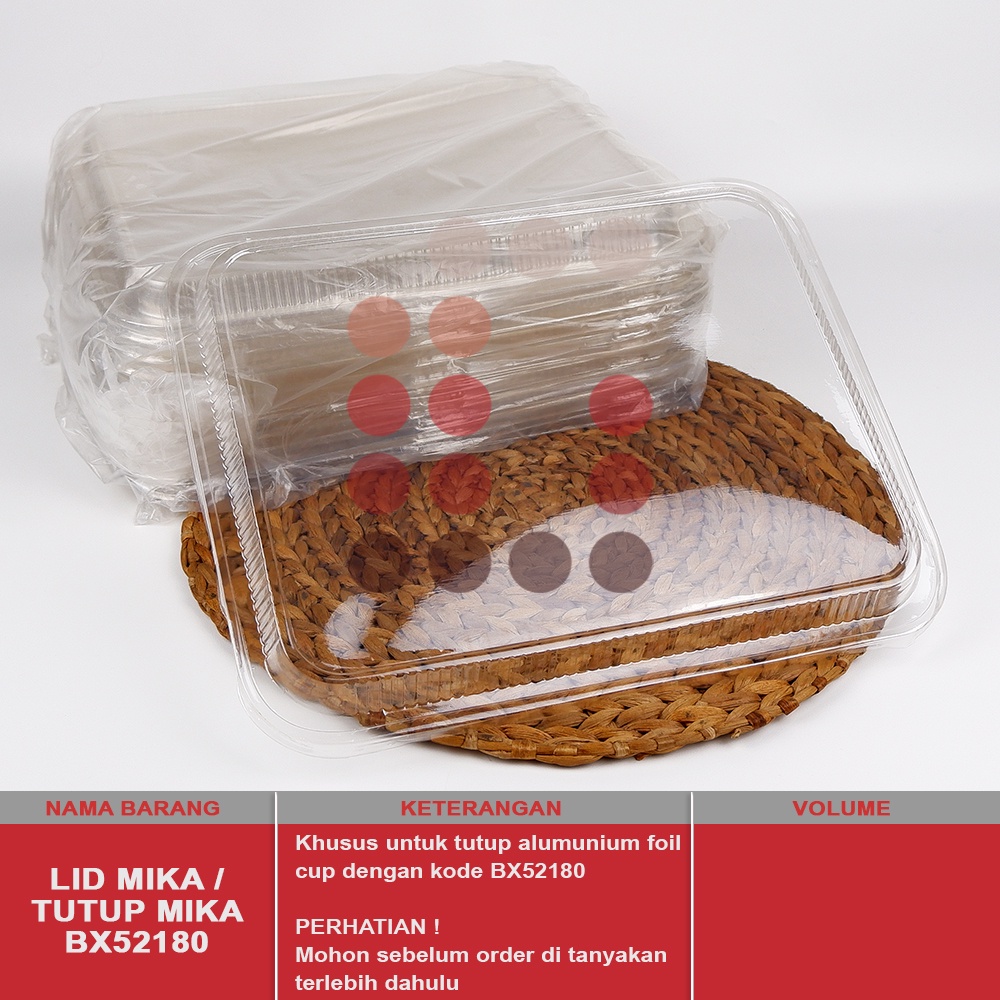 LID MIKA / TUTUP MIKA BX52180 ( TUTUPNYA SAJA )