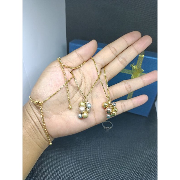 Kalung anggur titanium kekinian,awet,bisa dipake sehari hari