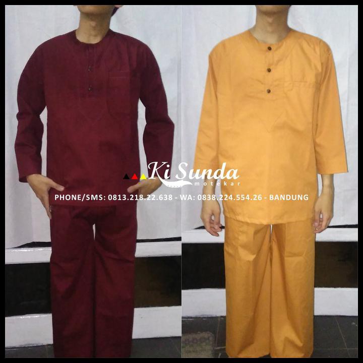 (Diskon) Setelan Pangsi / Kampret / Baju Muslim / Koko By Anisashop