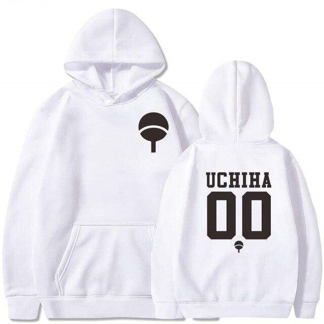 Sweater Anime NARUTO Oblong / Hoodie UCHIHA TEAM Jumper Size S M L XL XXL