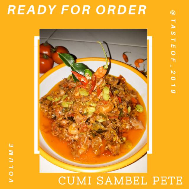 

Cumi sambel pete