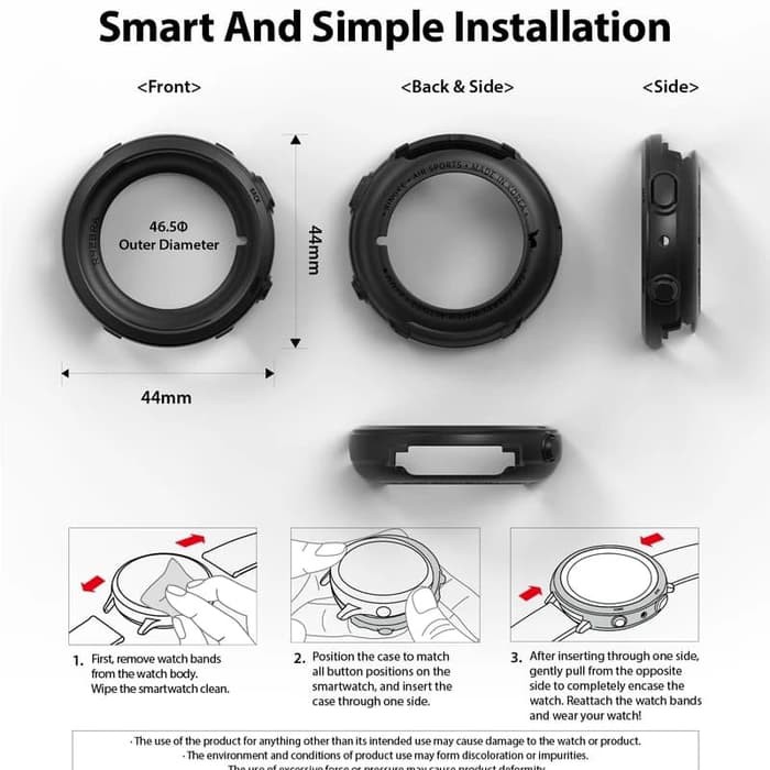 Ringke Air Sport Original Case Samsung Galaxy Watch Active 2 44mm