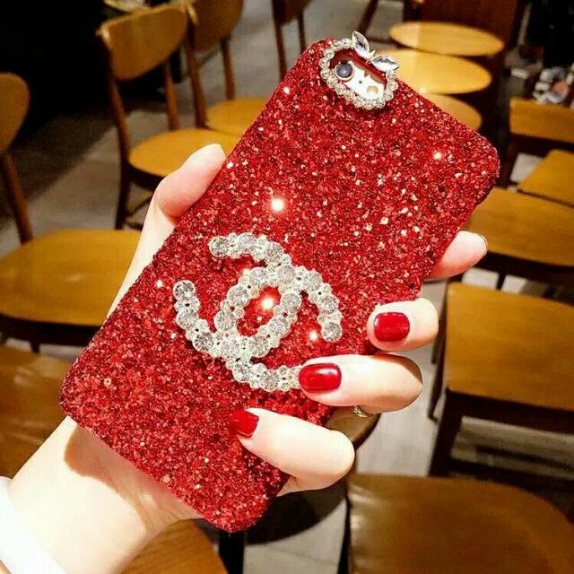 Casing Case Hp mewah untuk Oppo A71/A71 2018,A3S,F5/A73,F7,F9/ F9Pro,Realme 2 Pro,A7,A11 Chanel