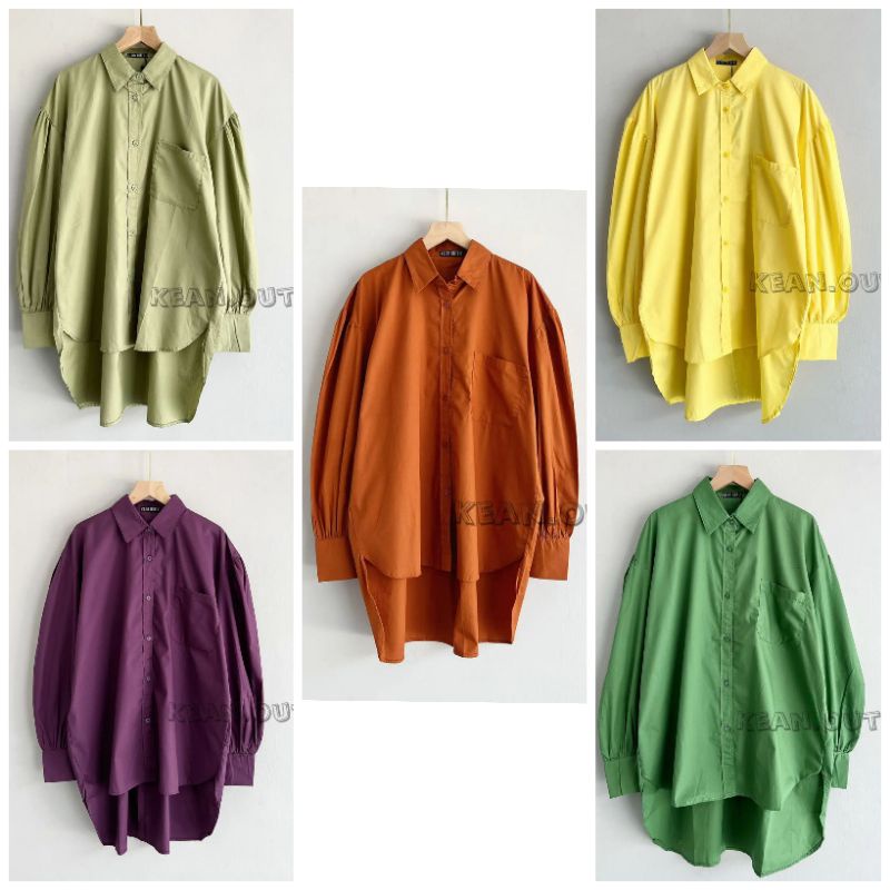 Kemeja freya oversize by kean outfit
