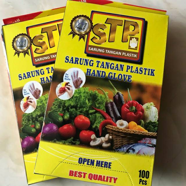 SARUNG TANGAN PLASTIK ISI 100PCS(50PSG)