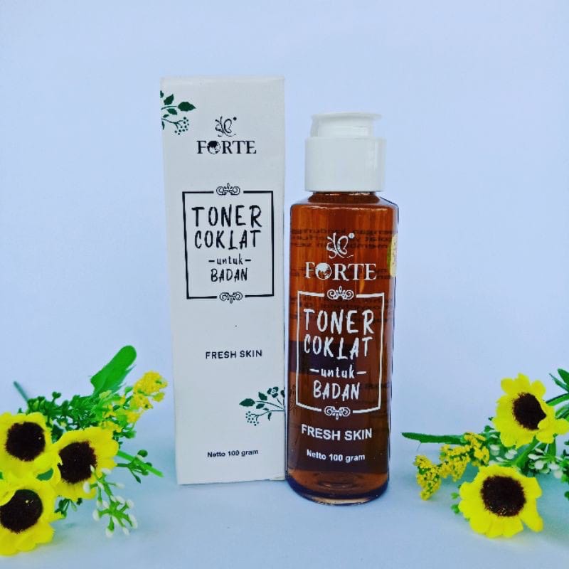 SYB FORTE TONER BADAN COKLAT 100GR ORIGINAL - TONER PEMUTIH BADAN BPOM