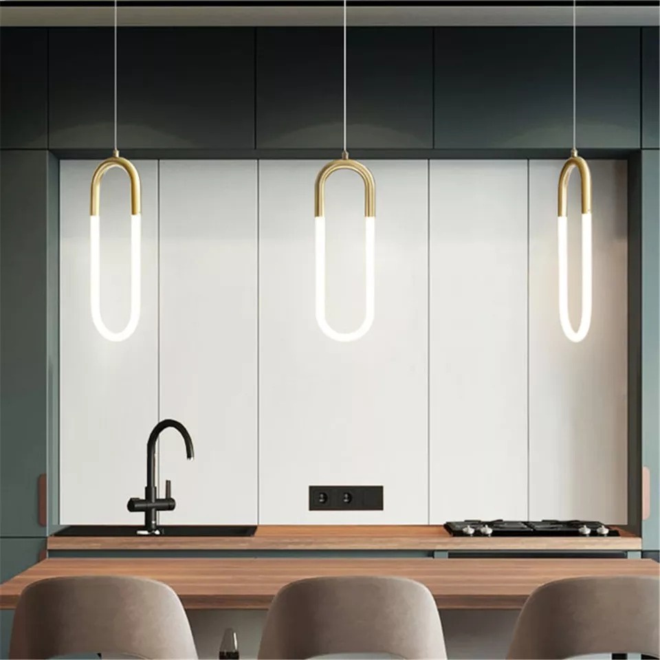 Lampu Gantung Hias Glass 40cm / 60cm Pendant Lamp Earring Loop Mewah