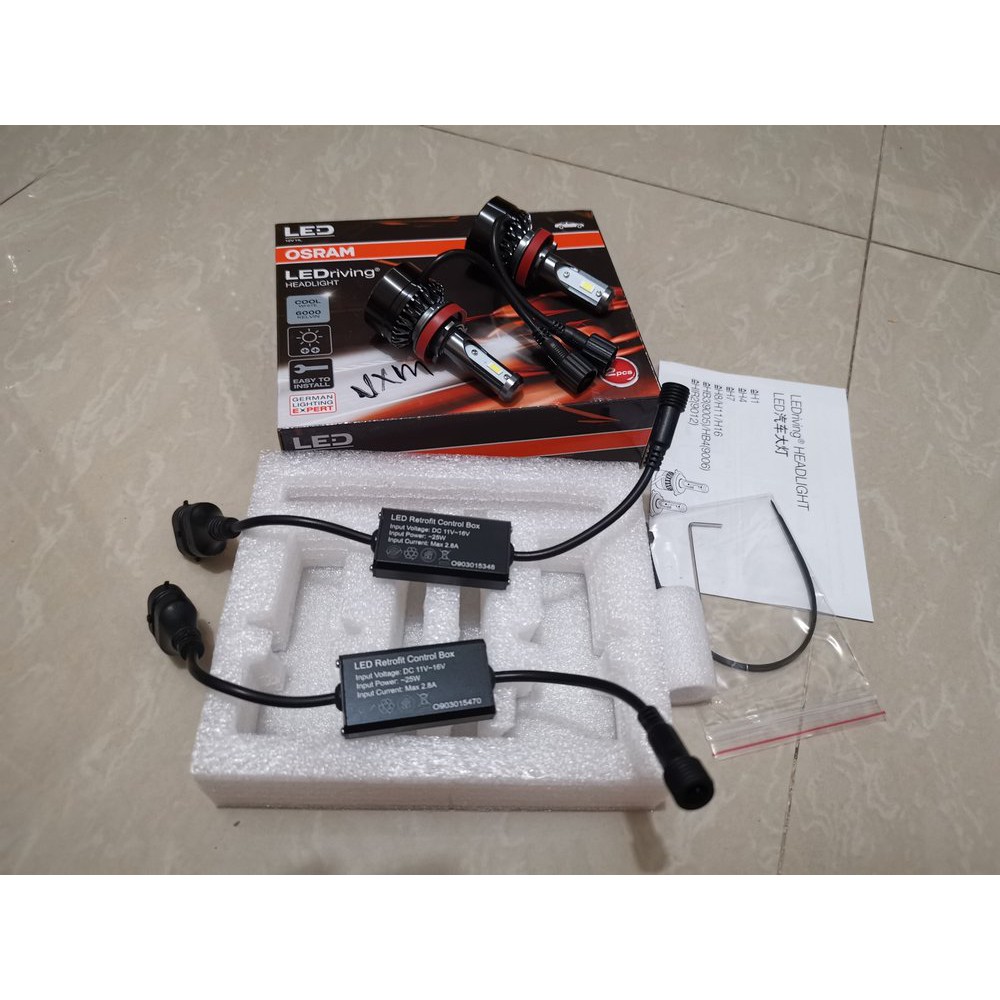 OSRAM LED KIT H11 H16 LAMPU LED ORIGINAL GARANSI