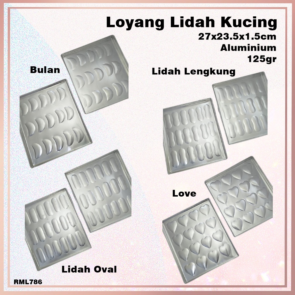 Loyang Kue Lidah Kucing 27cm