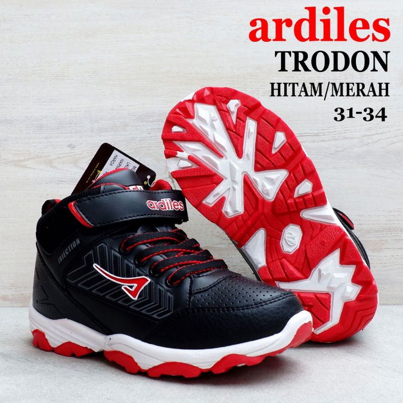 Sepatu Sekolah Anak ARDILES - TOPGUN - TRODON - Size 31-34 - Sepatu Boot Anak - Sepatu Sneakers Anak