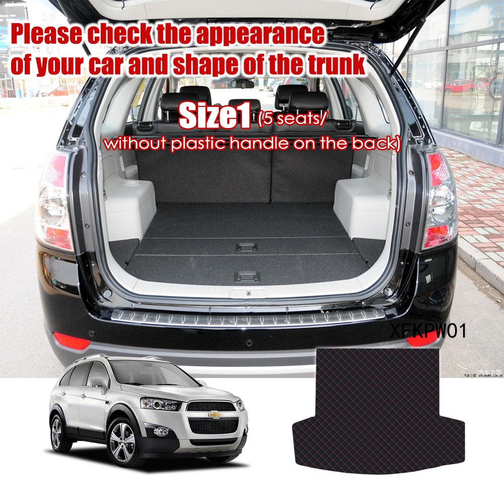 Matras Bagasi Mobil Bahan Kulit Untuk Chevrolet Captiva 7 Holden 2011 2012 2013 2014-2018