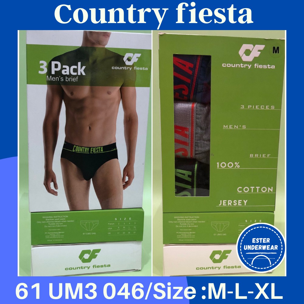 Celana Dalam COUNTRY FIESTA CF 046 ISI-3 Pcs