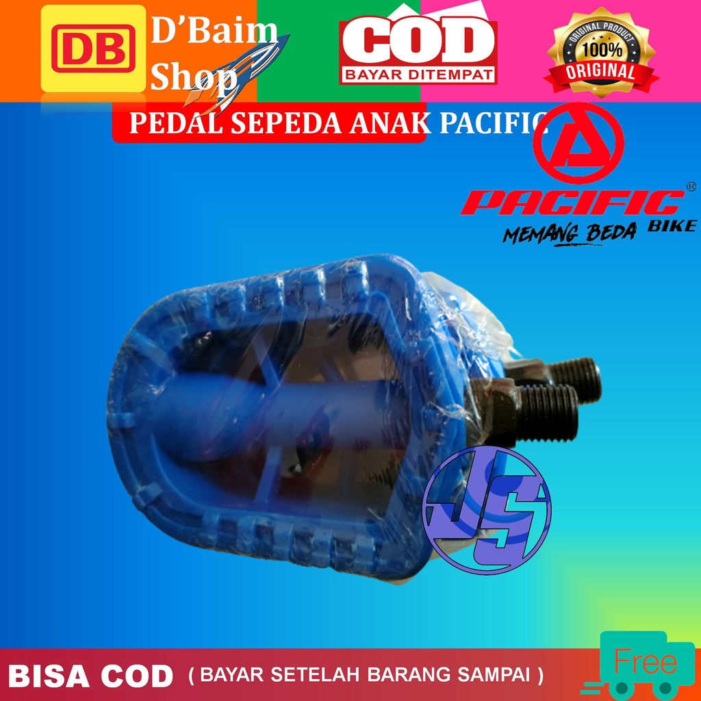 Pedal Sepeda Anak Pacific Untuk Ukuran 12,14,16,18 Pedal Sepeda As kecil