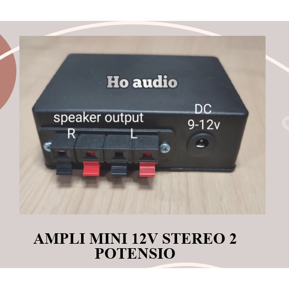 Berkualitas ampli mini 12v stereo 2 potensio murah amplifier mini 12 volt class d pam8610 Terjangkau Berkualitas bisa cod