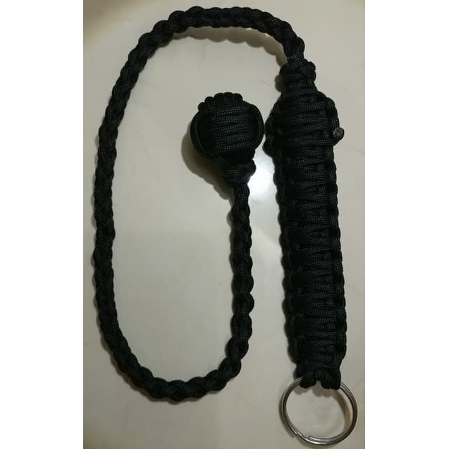 Promo Paracord Monkey Fist Self Defense Lanyard 40cm