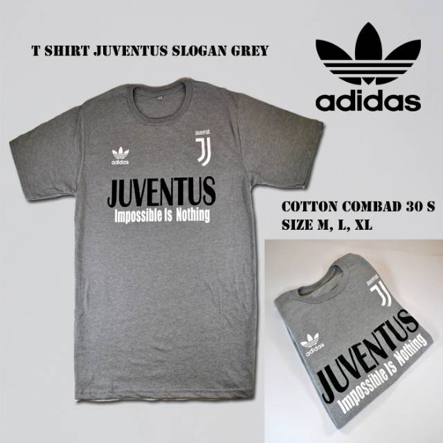 KAOS BOLA JUVENTUS T-SHIRT CLUB BOLA KAOS DISTRO MURAH Kaos Oblong Combed S30