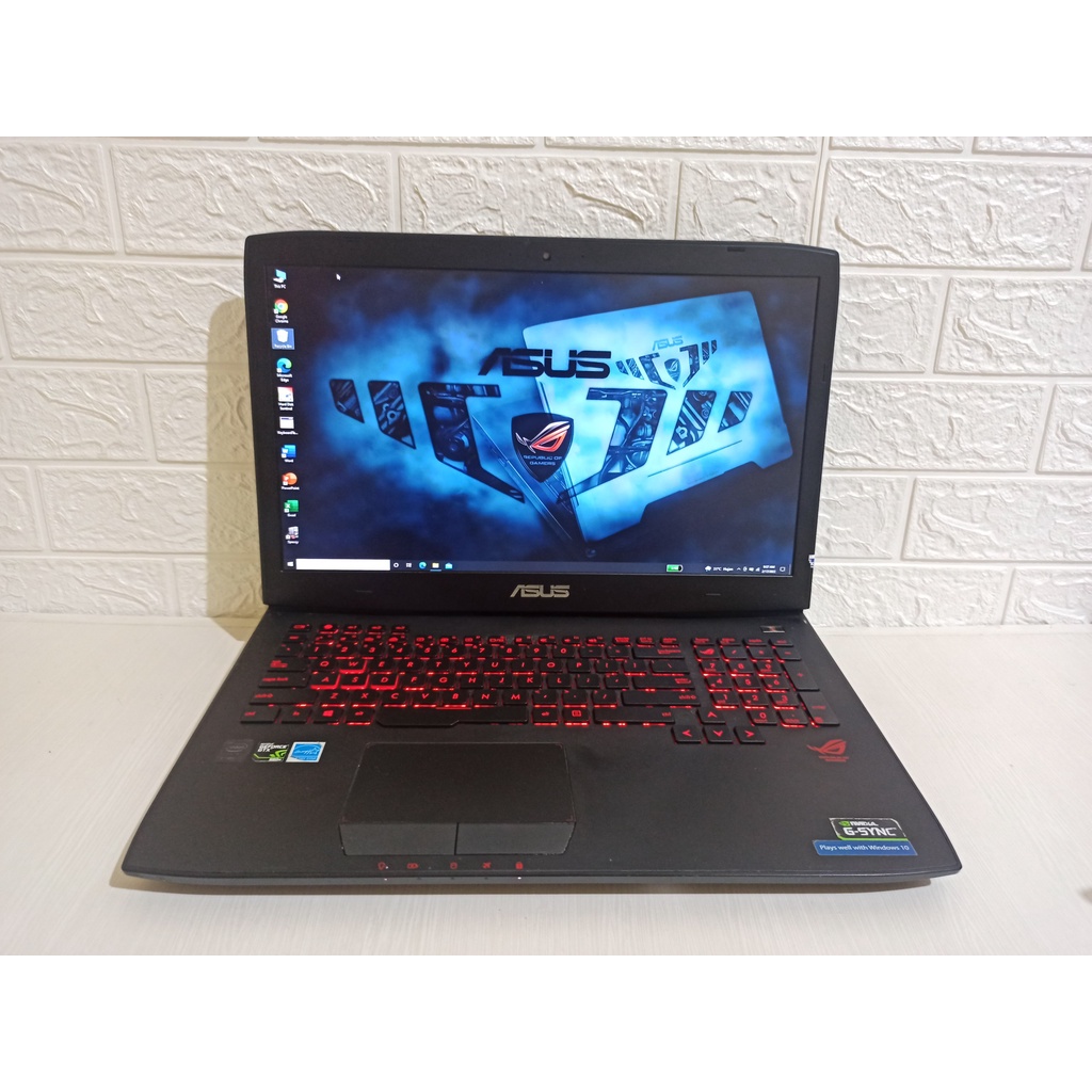 Asus ROG G751JY Core i7 RAM 16GB VGA Nvidia GTX 980 4GB Laptop Bekas Second Gaming GTX980 not gtx950