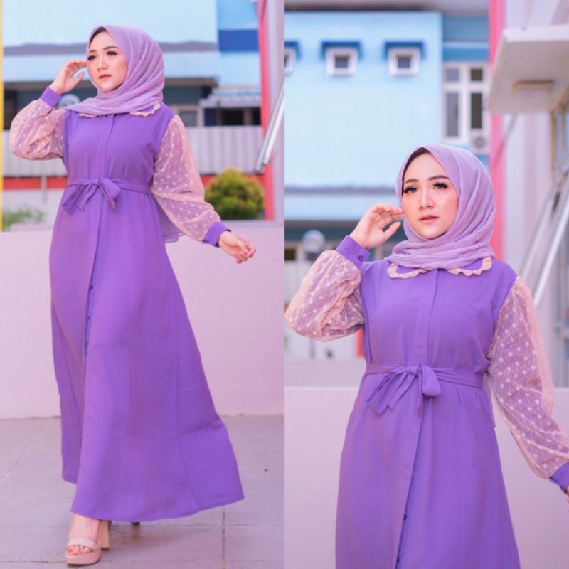 Collar Dress Nada Gisella Nagisshop