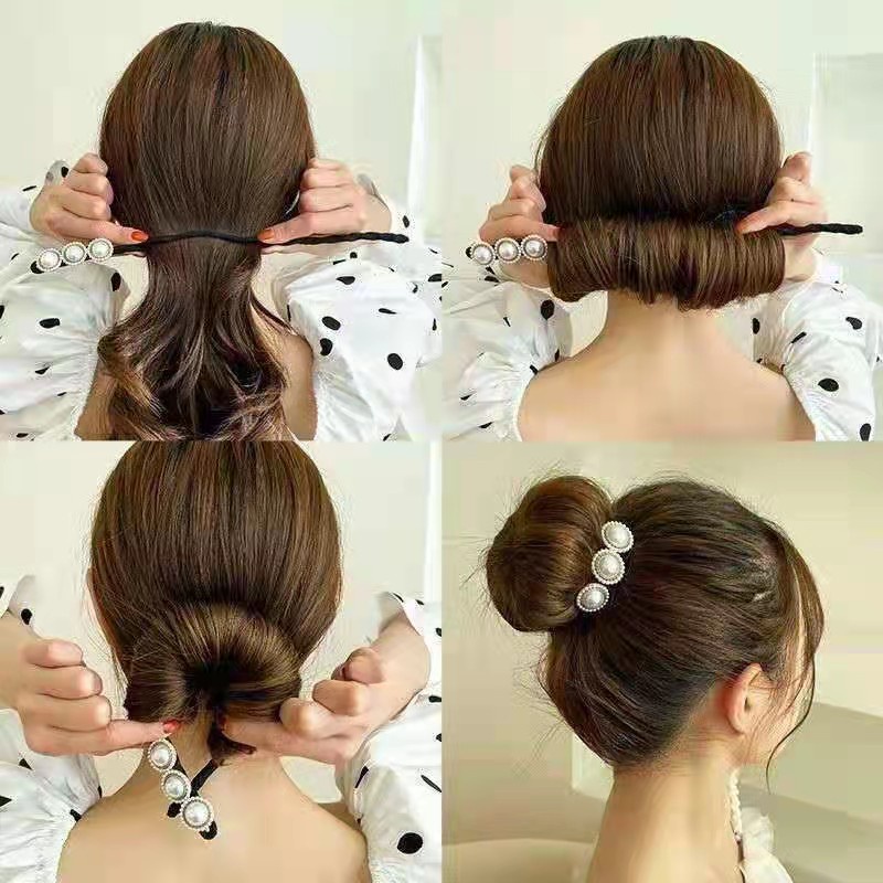 cod☜☞ready Ikat Jepitan Rambut Sanggul Hair Bun Tie Kawat Jepit Korea Fashion Klip Aksesoris Cewek lagilaku