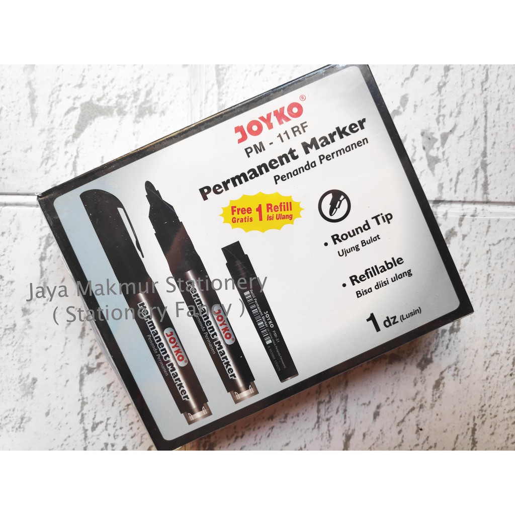 Spidol Joyko Permanent Marker PM-11RF/ PM-12 RF