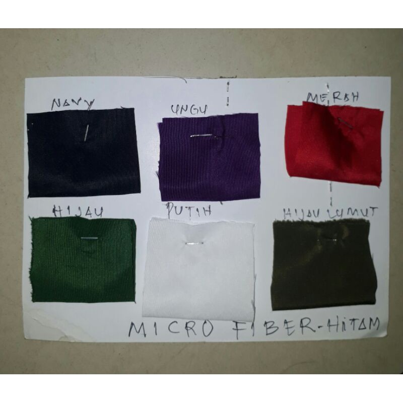 Micro/BahanMicro/KainMicro/MicroFiber