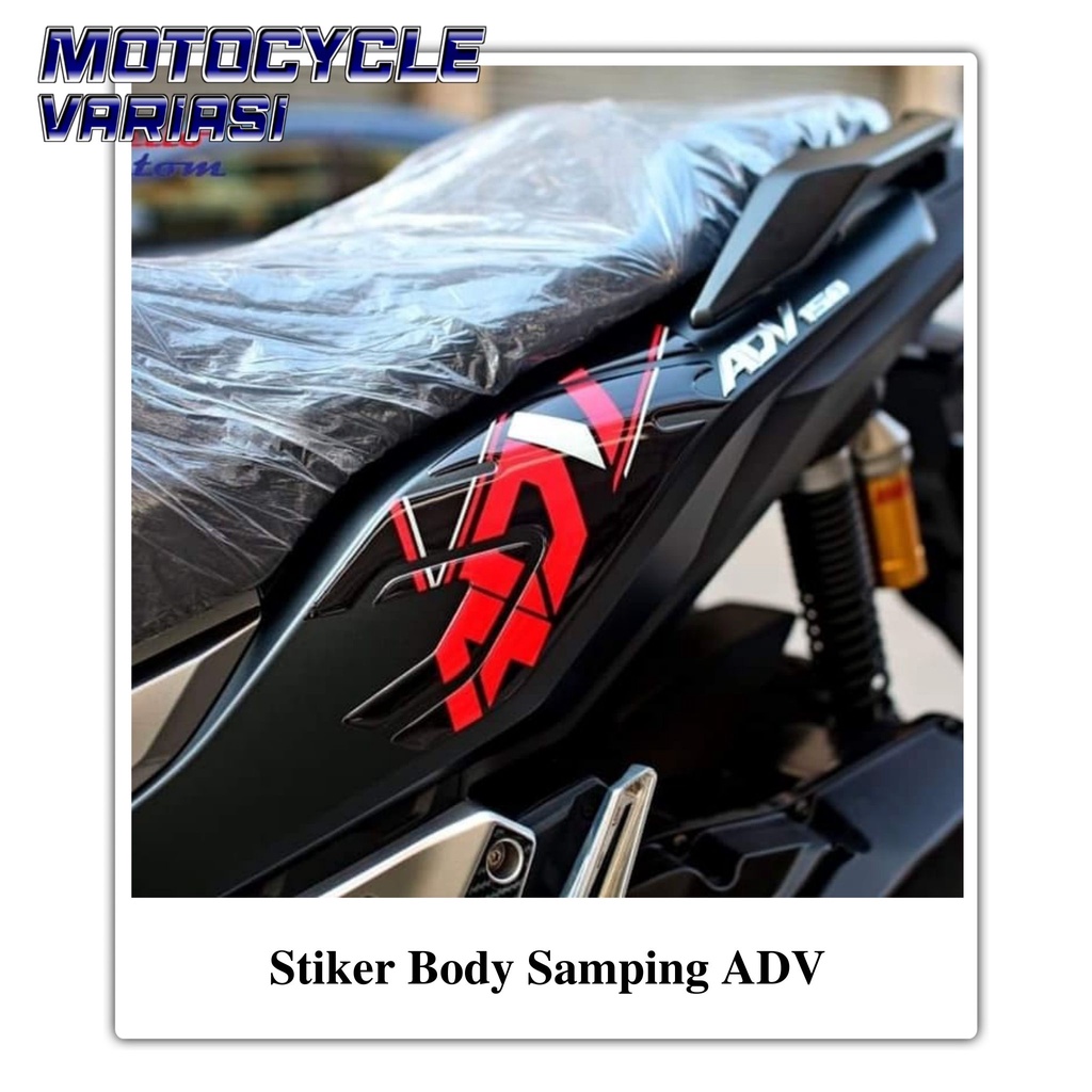 Sticker Stiker Timbul Resin Body Samping Honda ADV 150