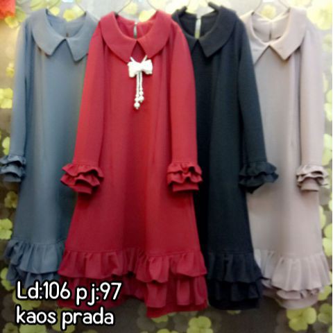 BAJU ATASAN TUNIK REMPEL WANITA