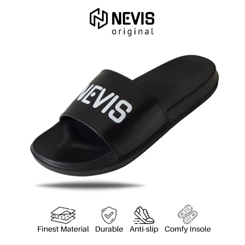 Sandal Selop Pria Casual Nevis Nvs 61 Sendal Cowok Slip On Slide Ringan Anti Licin