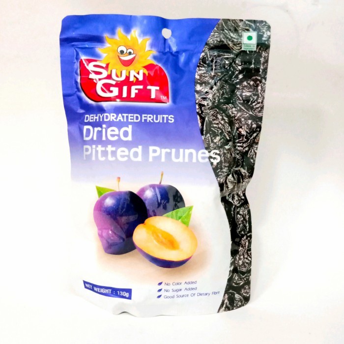 

SUN GIFT DRIED PITTED PRUNES 130 GR